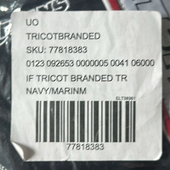 iets frans If Tricot Track Pants Trousers Navy Size medium New With Tags in Pack - Picture 7 of 7